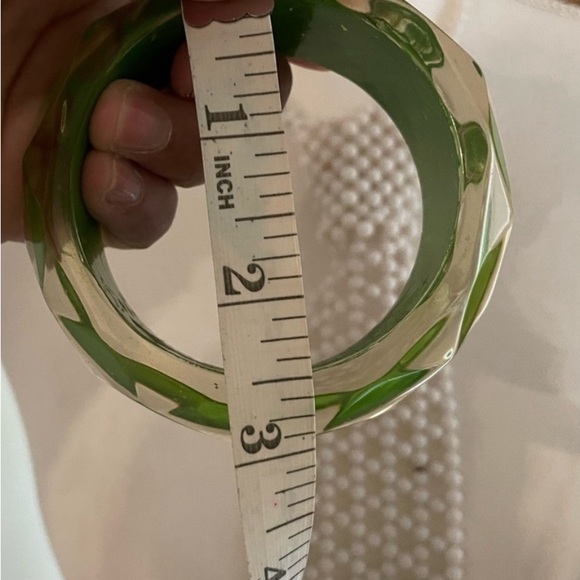 Vintage Green Bracelet Bangle Boho - Picture 6 of 6